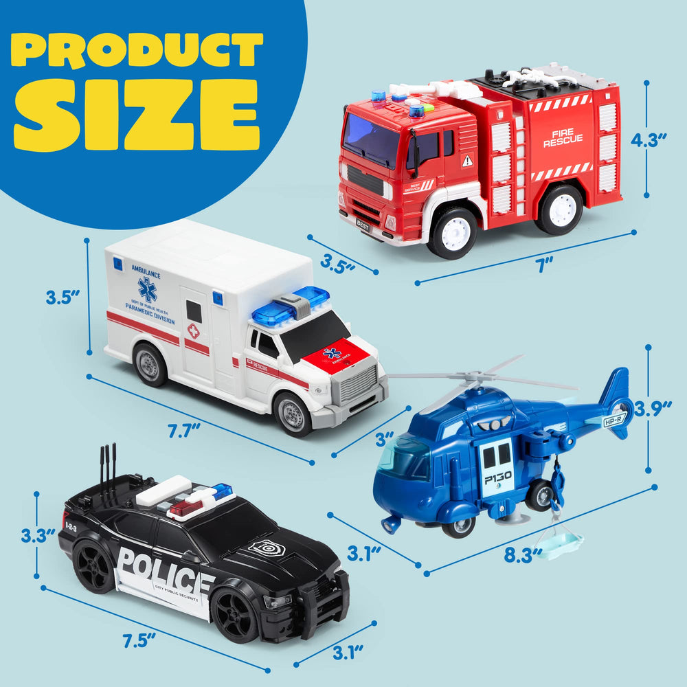 JOYIN four-pack toy set supports portable fun and easy organization.