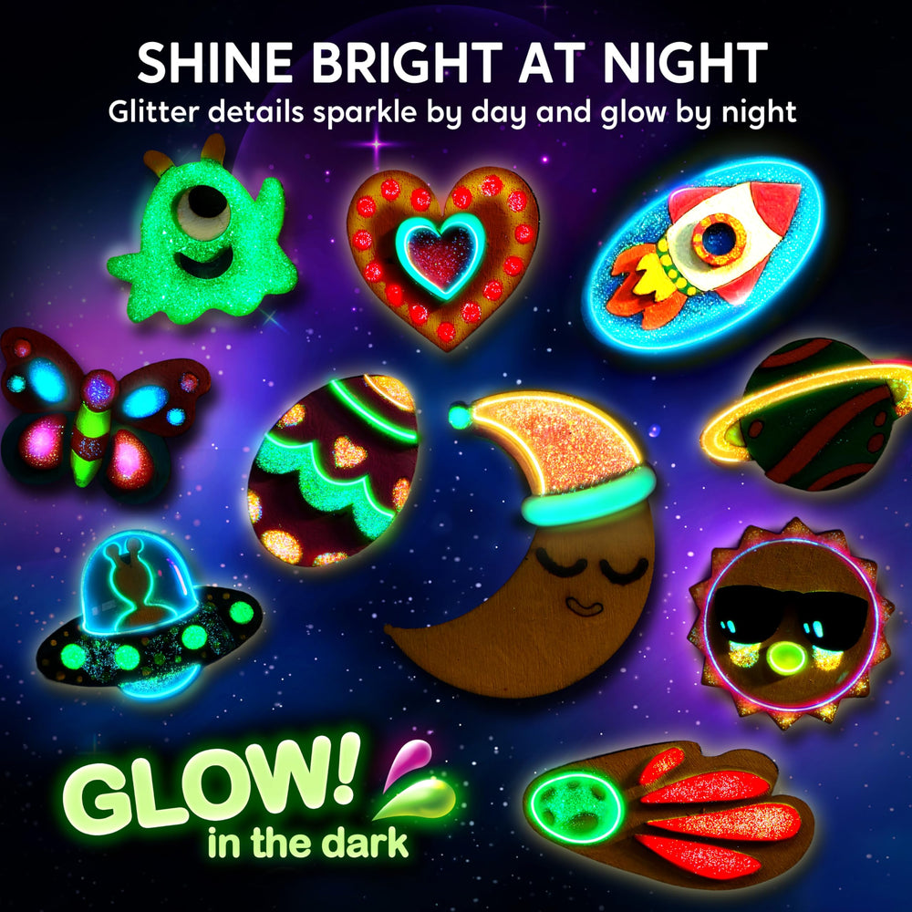 JOYIN galaxy-design magnets paint kit encourages imaginative play and space-themed art at home