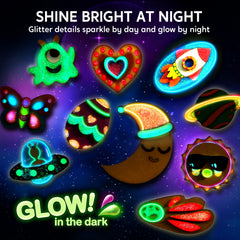 JOYIN galaxy-design magnets paint kit encourages imaginative play and space-themed art at home