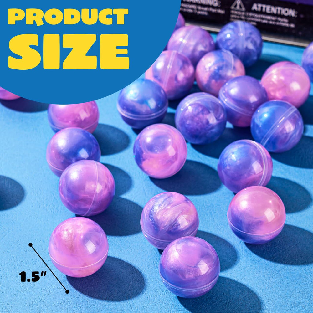 JOYIN galaxy slime ball close-up showcasing stretch and shimmer