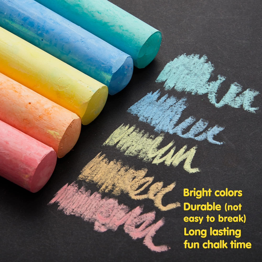 JOYIN giant box chalk pack ideal for classrooms and camps.