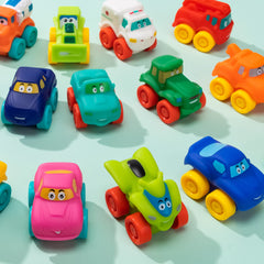 JOYIN gift idea cartoon car set for birthdays and parties.