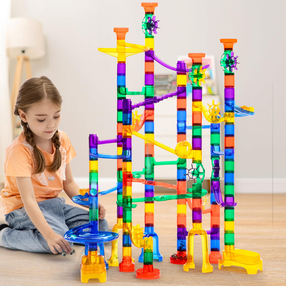 JOYIN glowing marble run child at play fosters creativity.