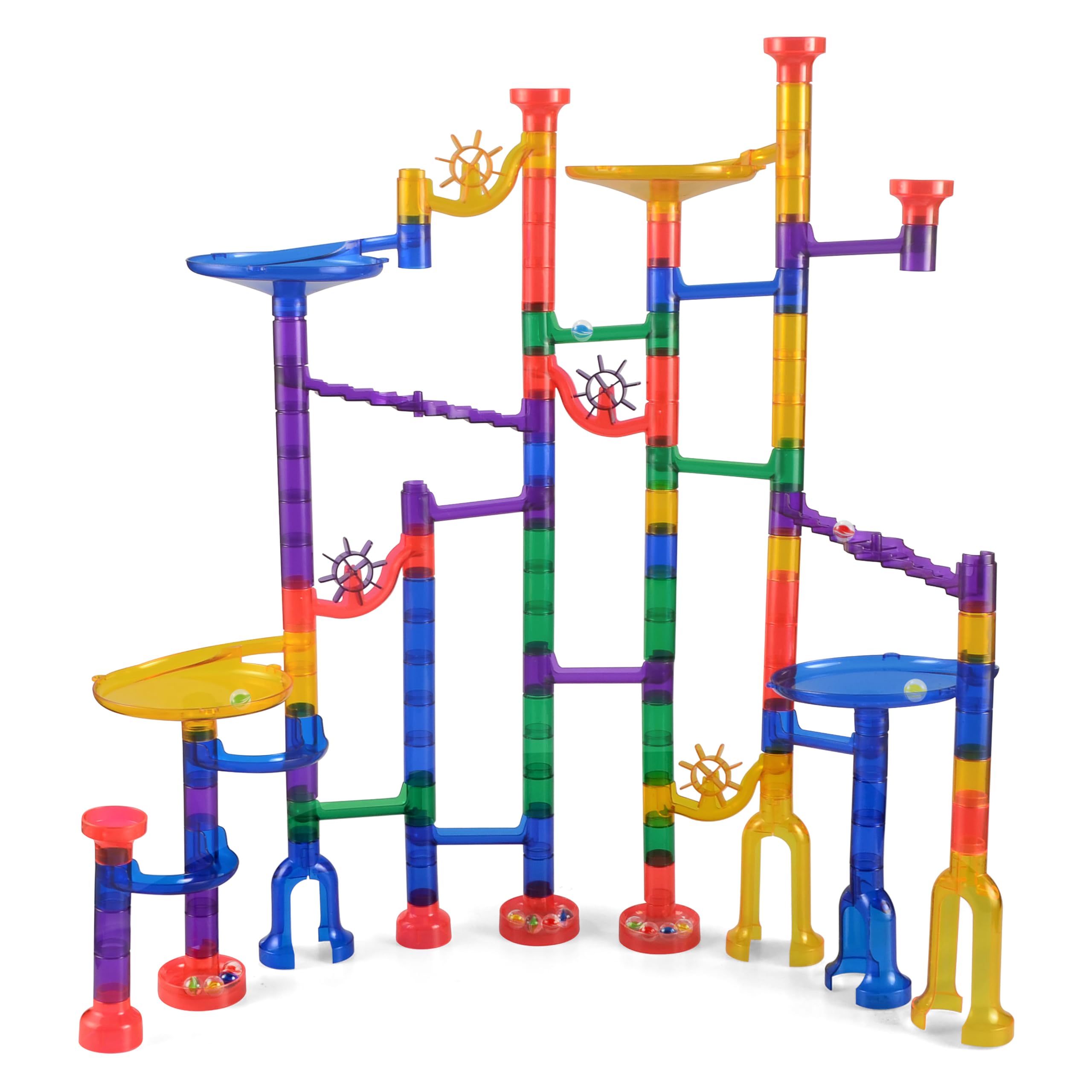 Gift-ready JOYIN marble run set for curious builders