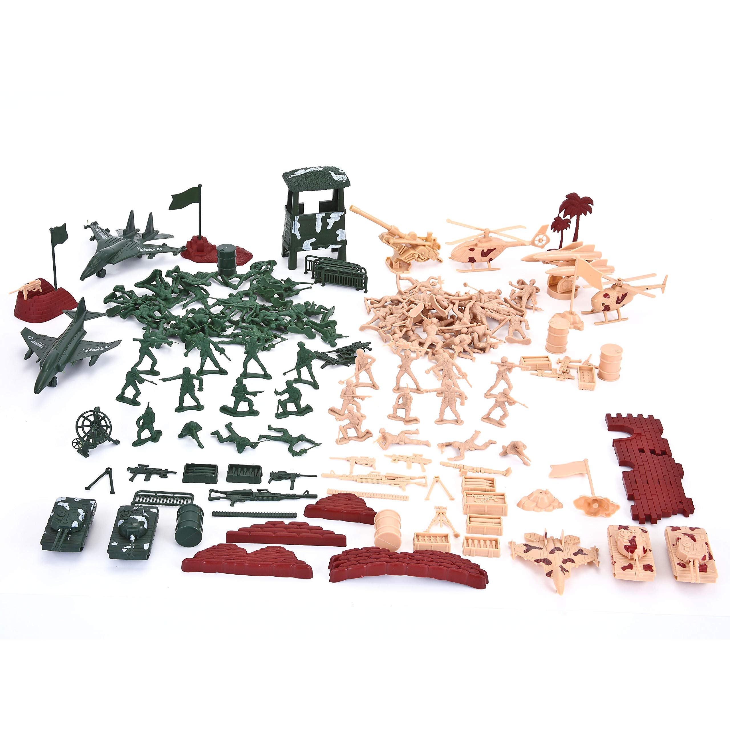JOYIN helicopters playset supports cooperative play and fine motor skills.