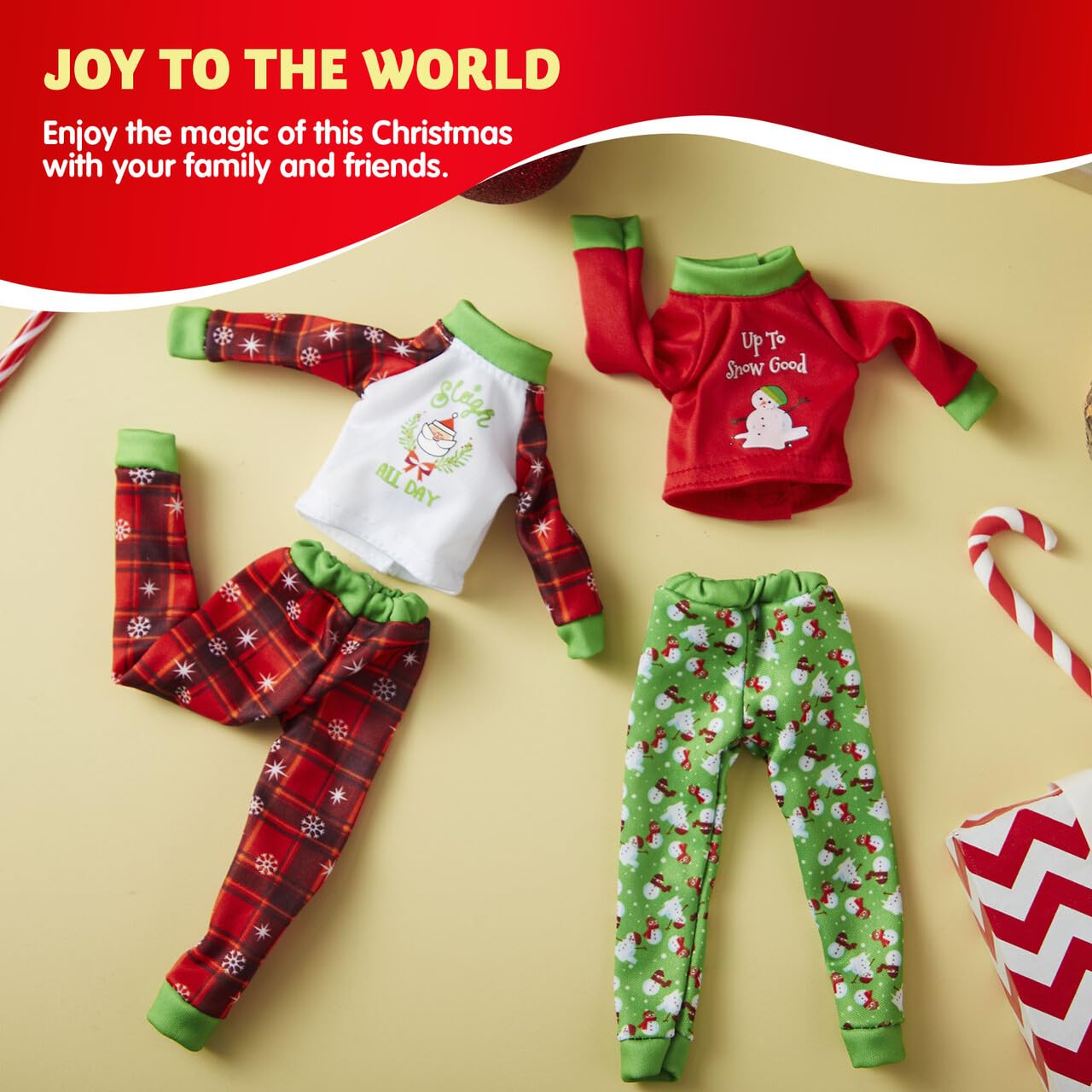 JOYIN ugly sweater for dolls, great as stocking stuffers and gifts.