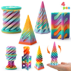 JOYIN impossible cone fidget set travel-friendly, compact and durable