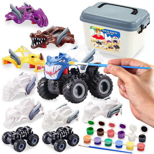 JOYIN kids craft kit monster car assembly base for sturdy builds