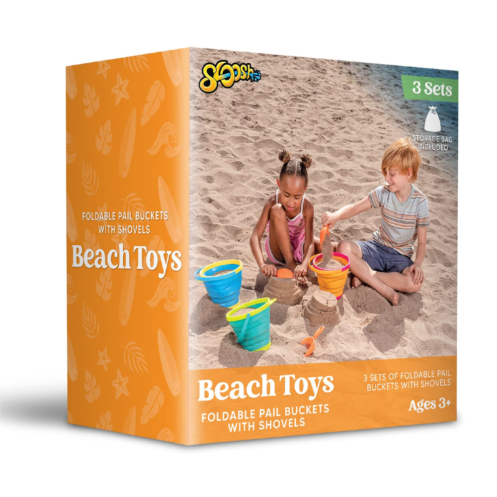 JOYIN 2.5 L capacity collapsible pail for water play and sand