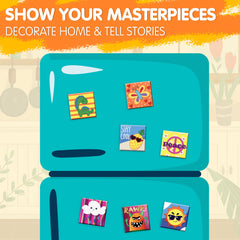 JOYIN kids paint set safety-tested ensures kid-friendly crafting with vibrant hues.