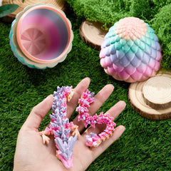 JOYIN laser rainbow dragon inside egg offers a vibrant, collectible centerpiece for shelves.