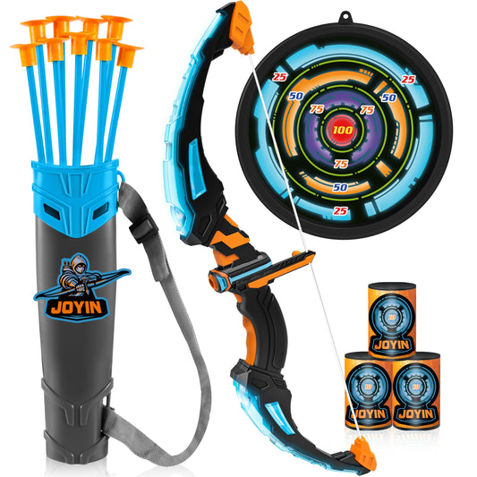 JOYIN LED bow for kids glowing at night for extended play.