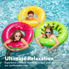 JOYIN lemon ring float with high visibility and splashy appeal