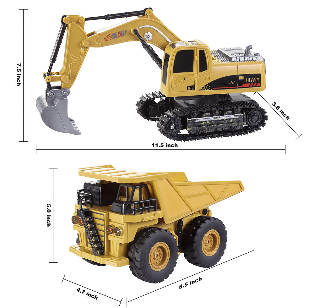 JOYIN lights and sounds enhance realism during excavation and dumping actions