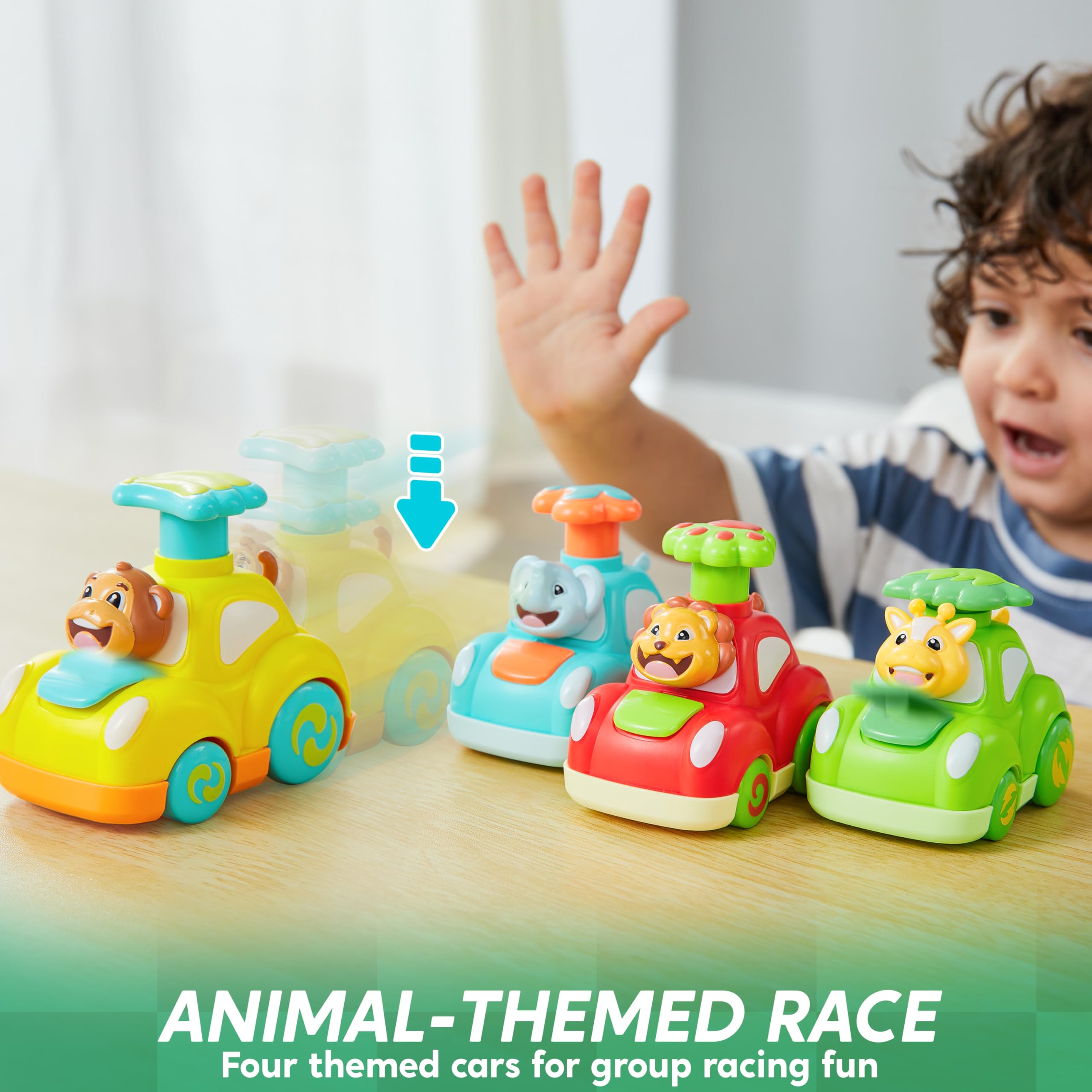 JOYIN lion car side view adds high energy pretend play moments.
