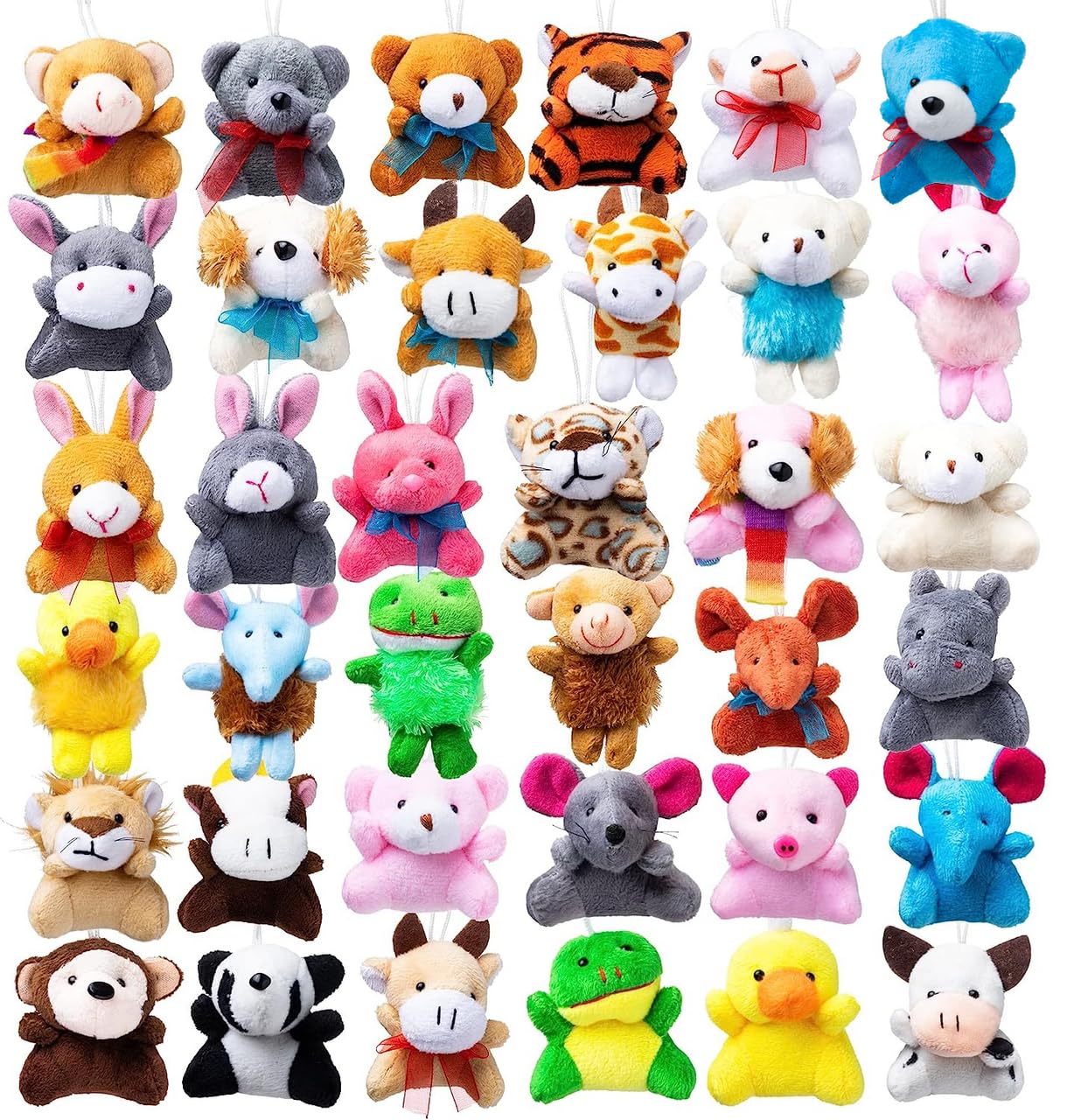 JOYIN mini-animal-plush-backpack-hanger adds color and charm to kids' bags