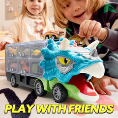 JOYIN Mini die-cast dinosaur vehicles support durable pretend adventures.