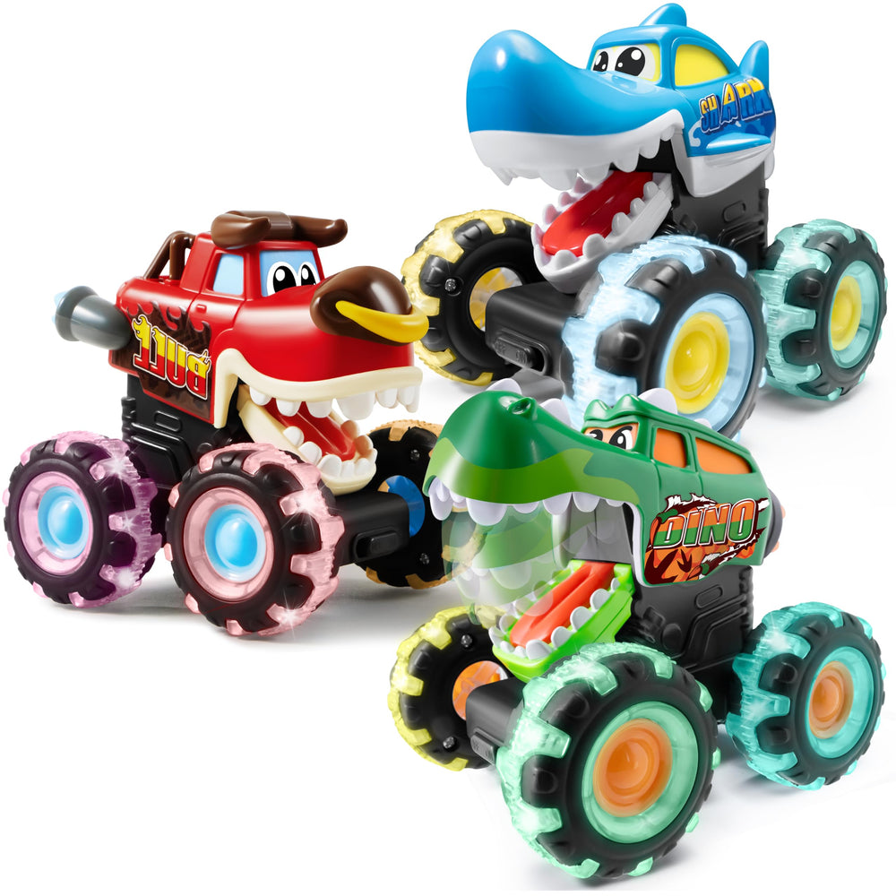 JOYIN monster truck gift-ready trio is perfect for birthdays and holidays.