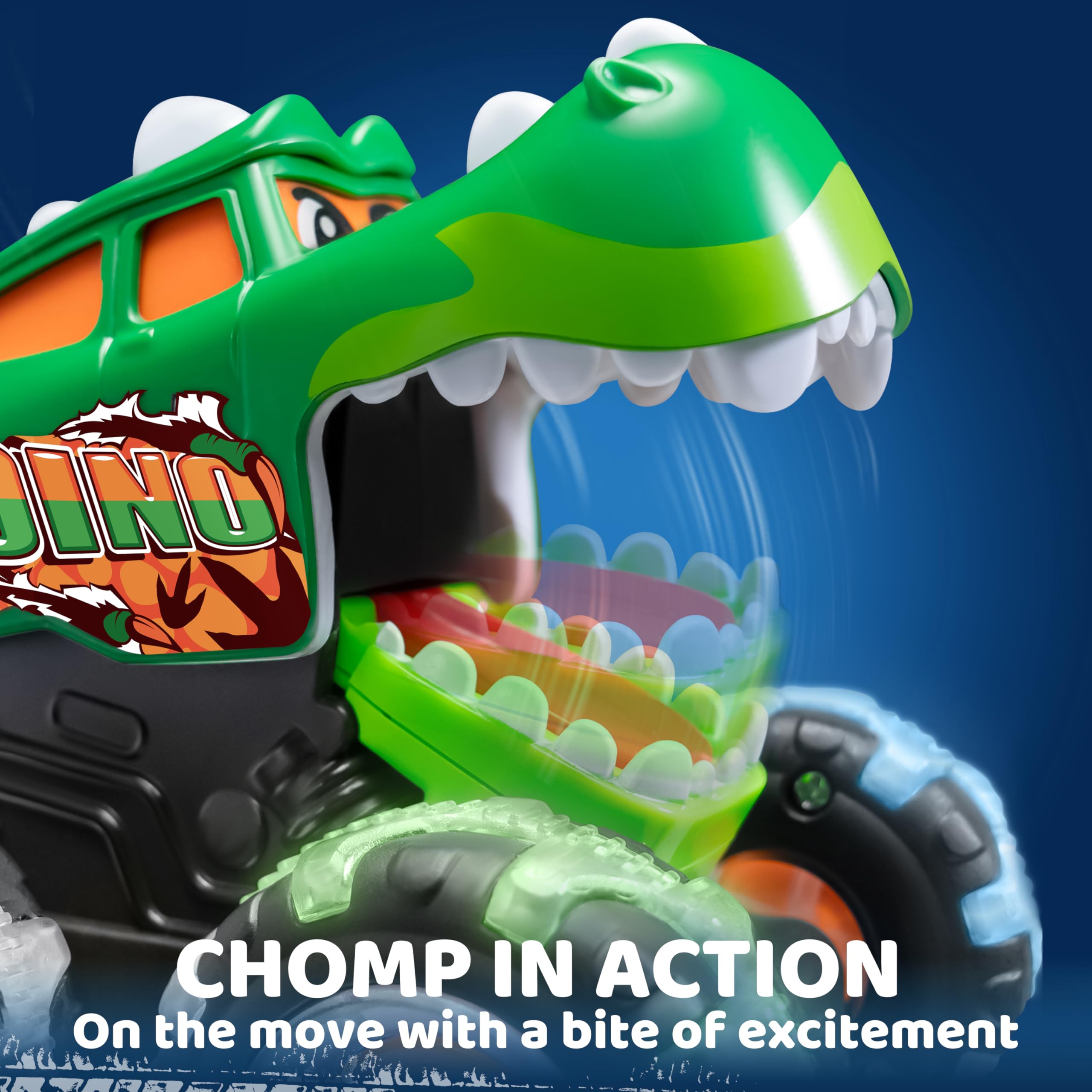 JOYIN monster truck press-go action shows simple energy storage for fast movement.