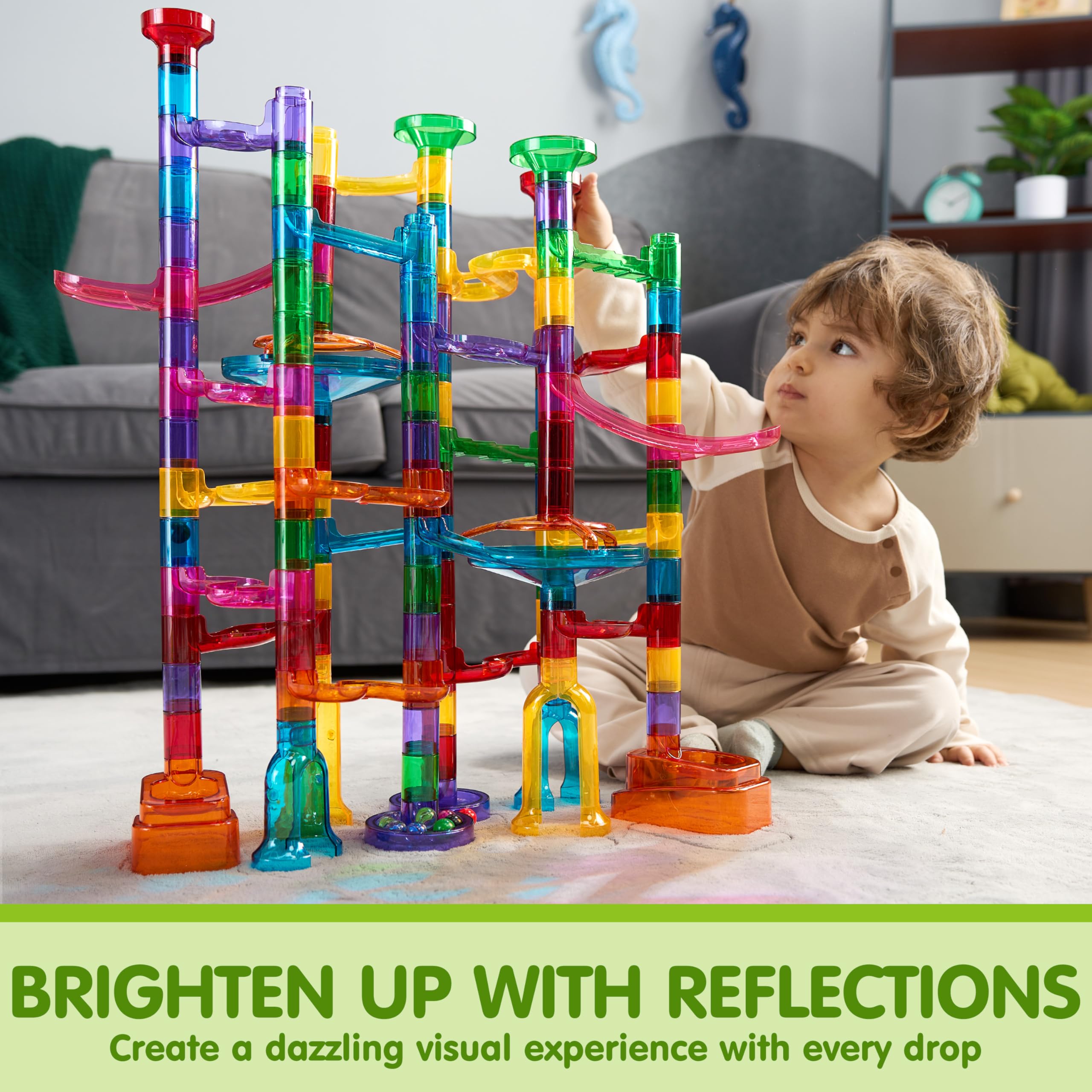 JOYIN multicolor track system invites imaginative construction sessions