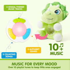 JOYIN dinosaur plush toy unicorn-design fosters curiosity and soothing comfort during rest.
