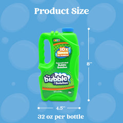 JOYIN non-toxic bubble solution label highlighting kid-safe play.