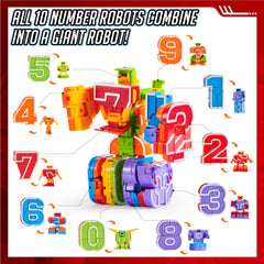 JOYIN Number Bots digits detachable feature supports quick number practice