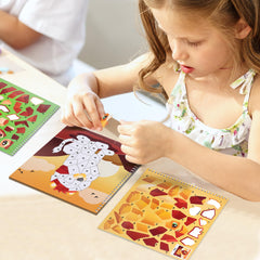 JOYIN numbered sticker game page reinforces matching skills during play