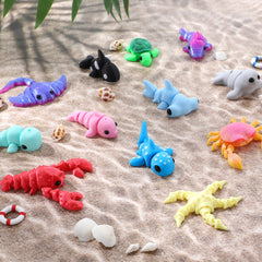 JOYIN manta ray poseable figure for sensory exploration and display.