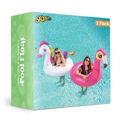 JOYIN oversized pool float, 40-inch diameter for adults and kids.