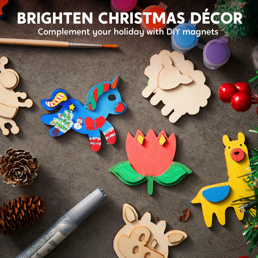 JOYIN paint palette and brush shown for colorful magnet decorating.