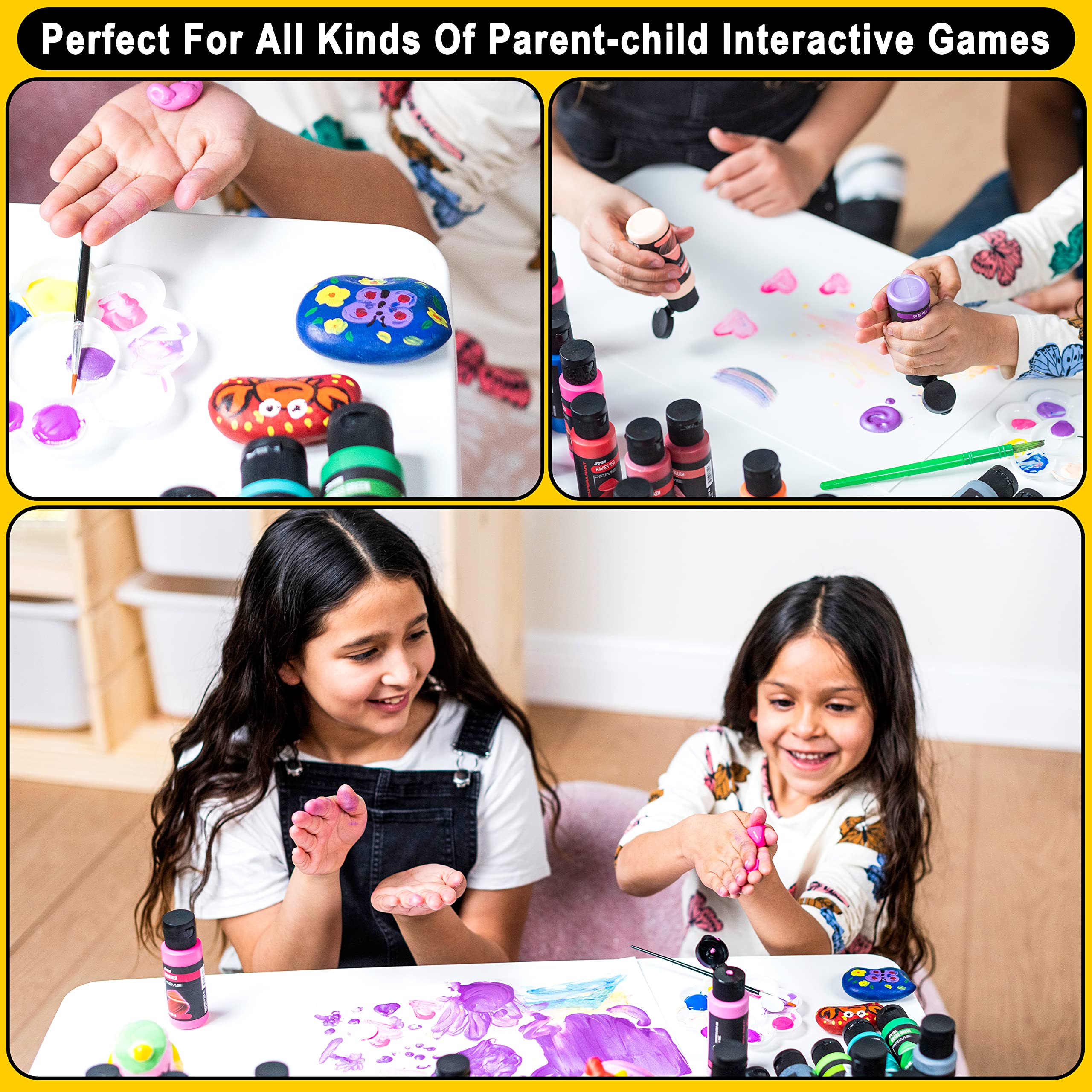 JOYIN painting on canvas to inspire creativity with vibrant colors.