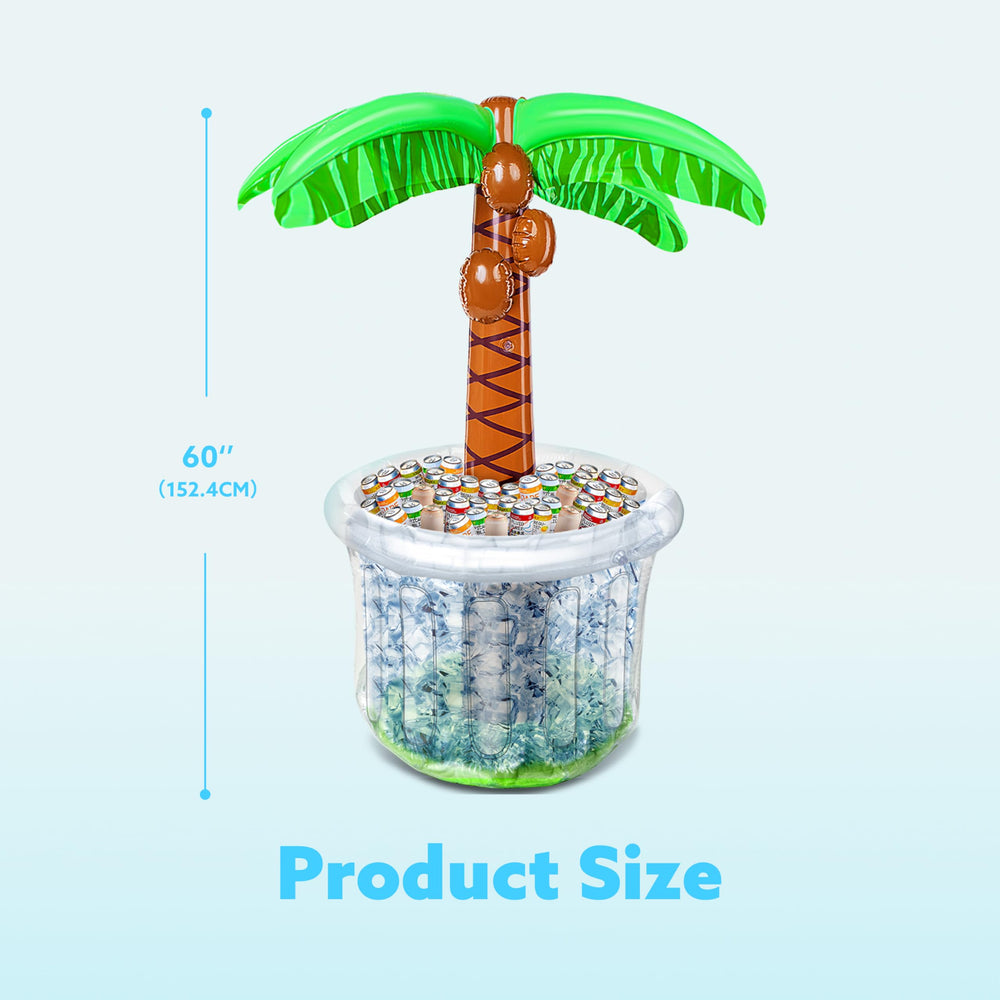 JOYIN palm tree cooler decor suitable for indoor and outdoor spaces.