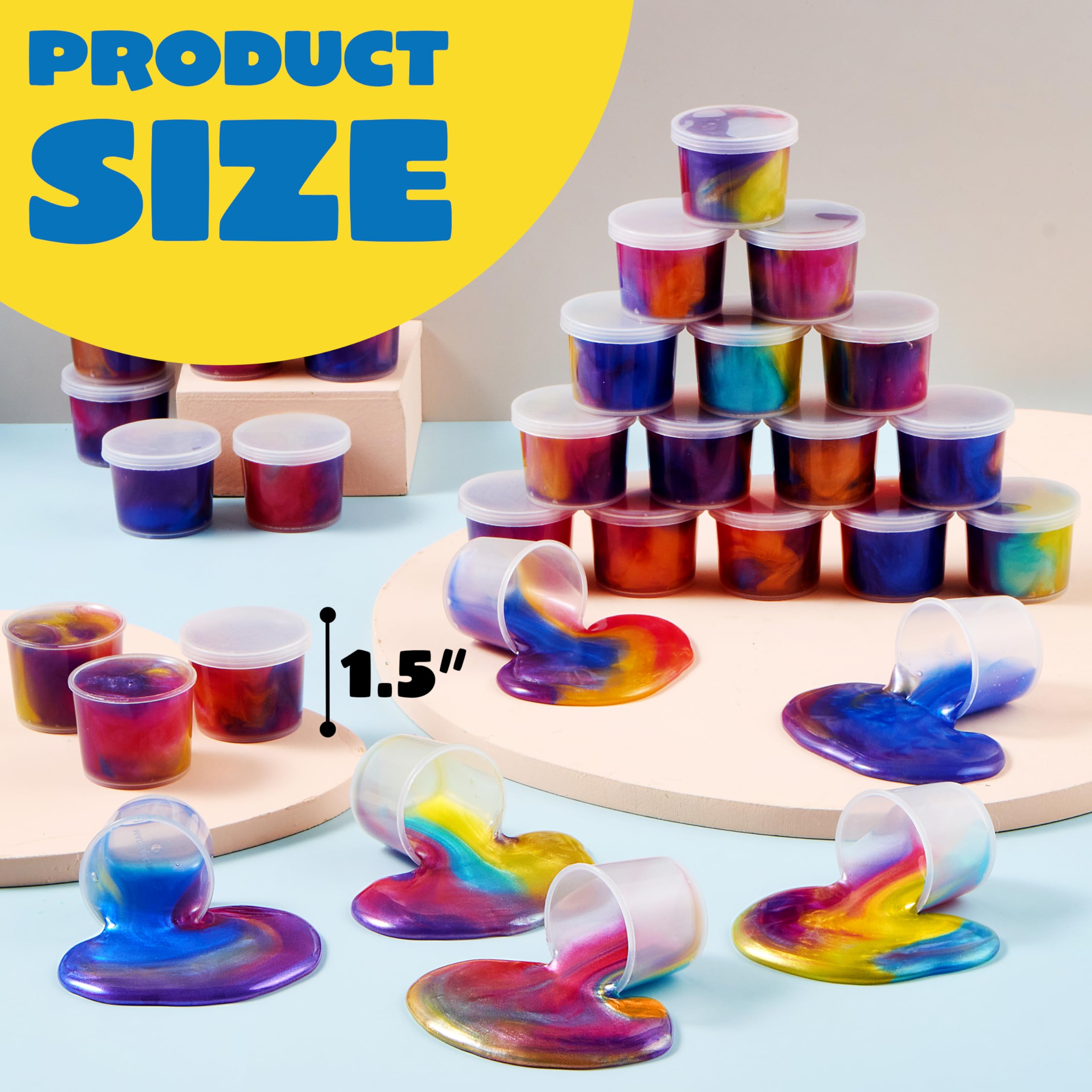 JOYIN Party favors add colorful galaxy slime to celebrations.