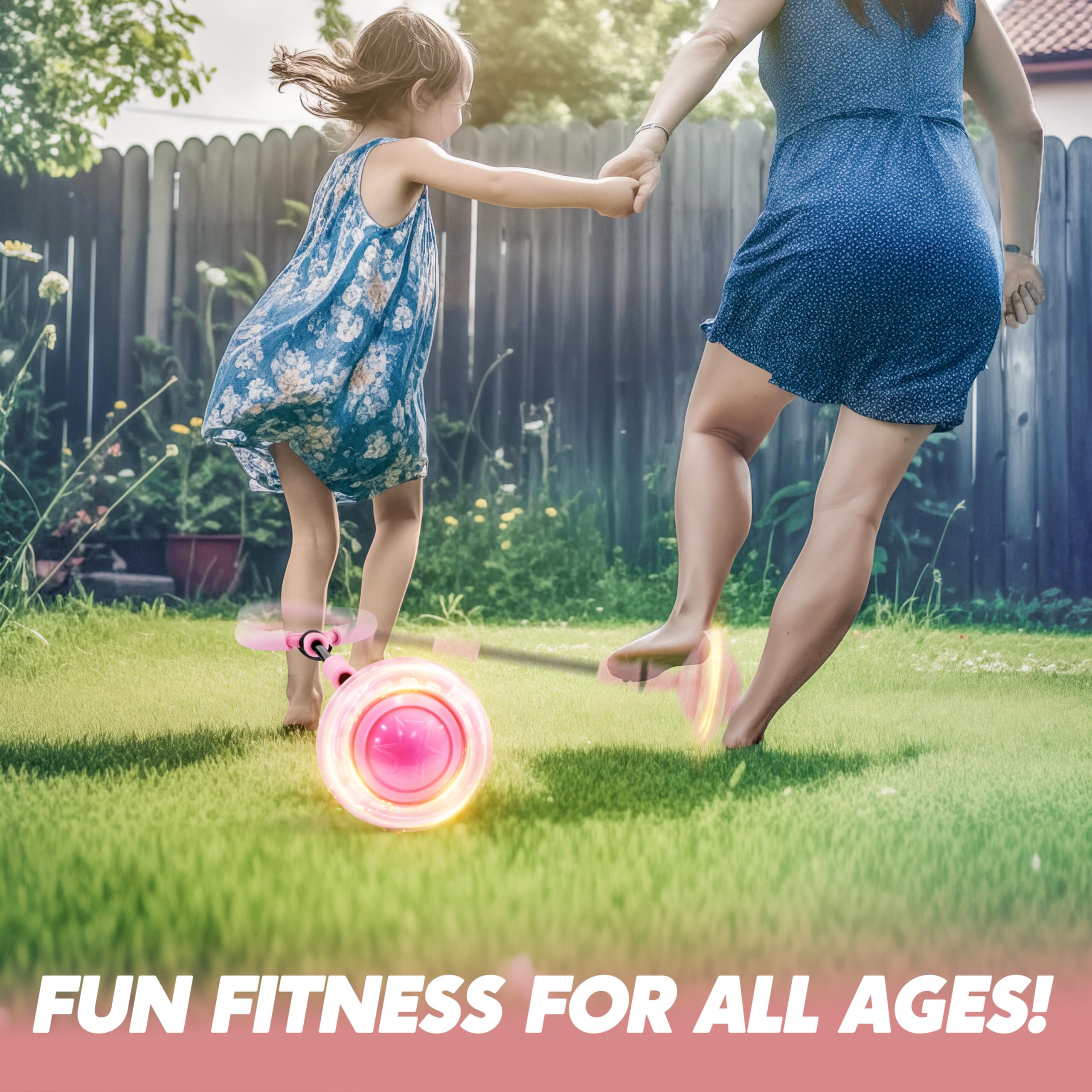 JOYIN Pink ankle loop padding improves comfort during play sessions