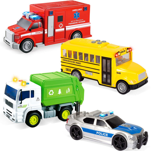 JOYIN police car with lights and siren for imaginative play.