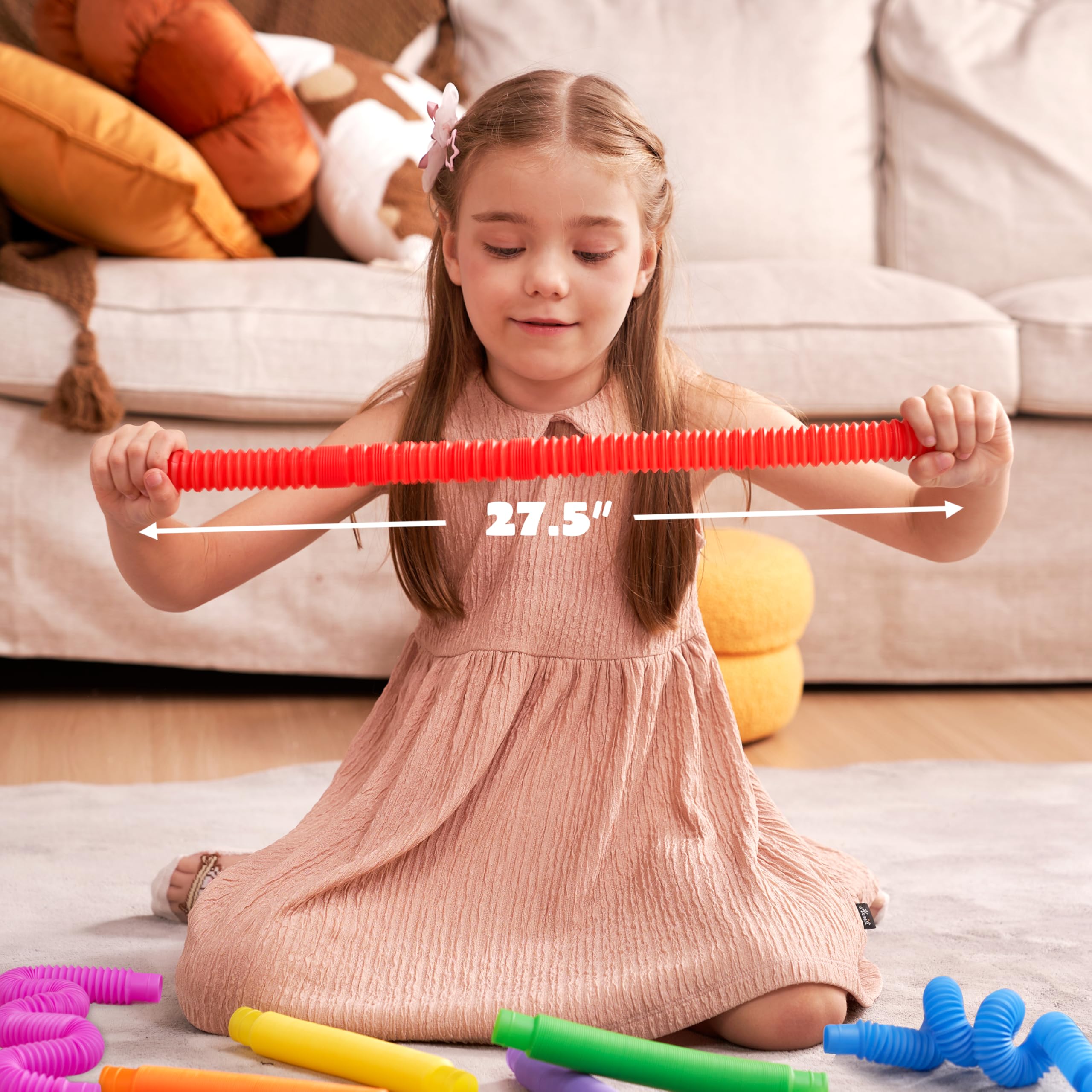 JOYIN Pop Tubes soft rustle aids focus during play