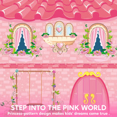 JOYIN princess tent spacious interior accommodates multiple children for shared adventures