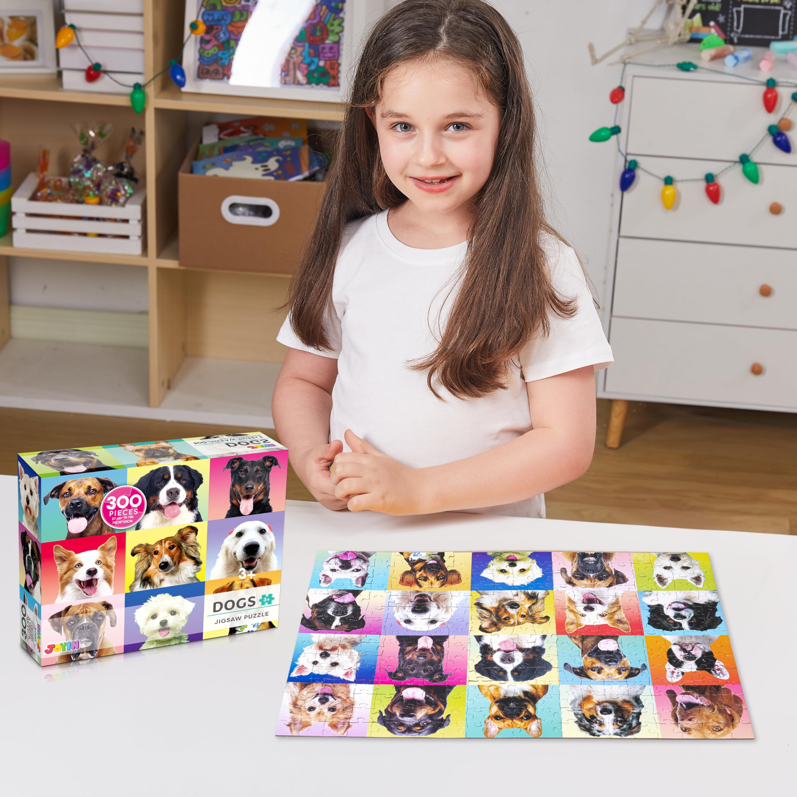 JOYIN Christmas collection dog puzzle as a gift-ready option