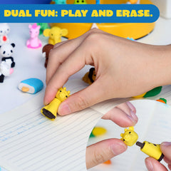 JOYIN puzzle erasers disassemblable—fun to mix, match, and learn through play