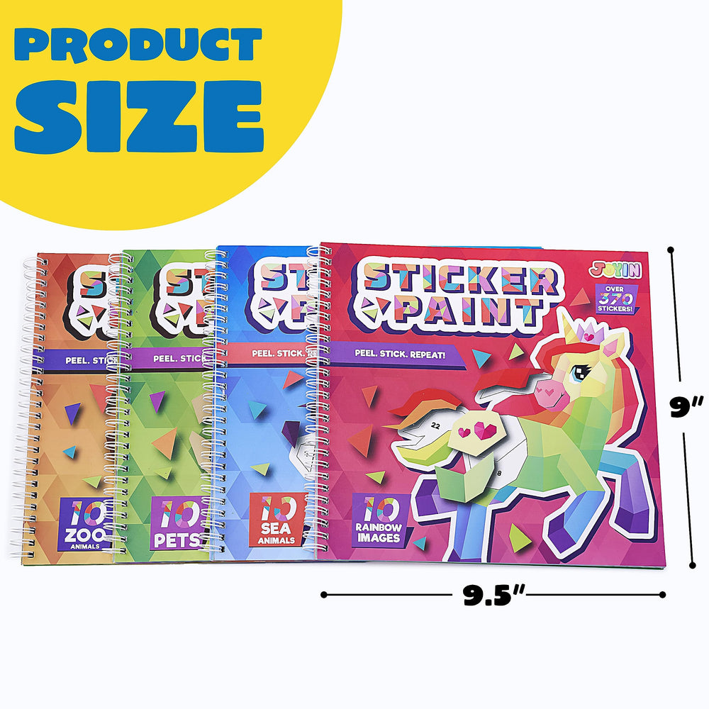 JOYIN rainbow page encourages color choice and creative sticker placement