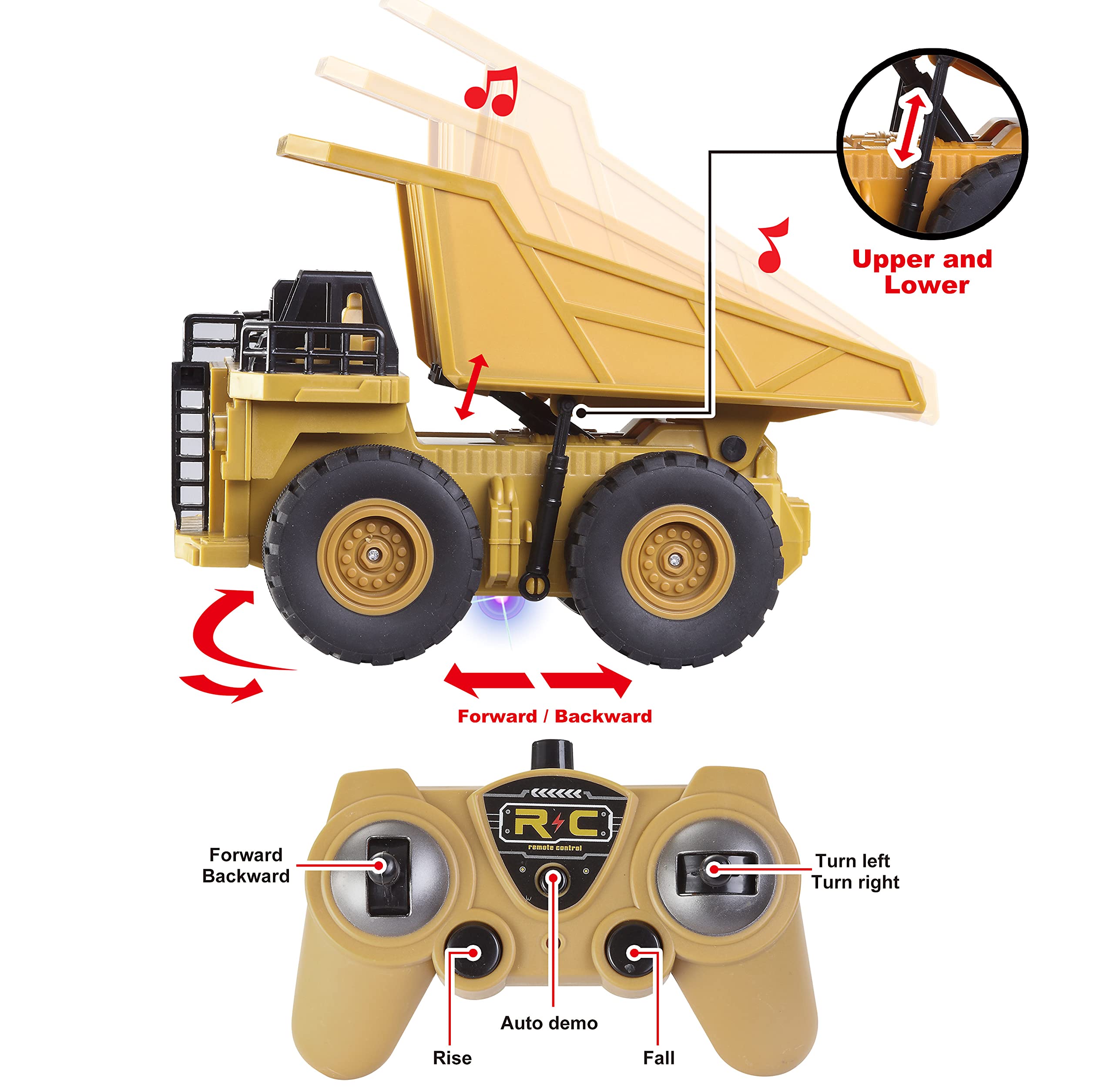 JOYIN 2-in-1 RC vehicles set encourages cooperative play and parent-child bonding