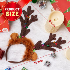 JOYIN reindeer headbands enhance adult photos at parties