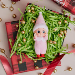 JOYIN safe, non-toxic elf plush suitable for family decorating.