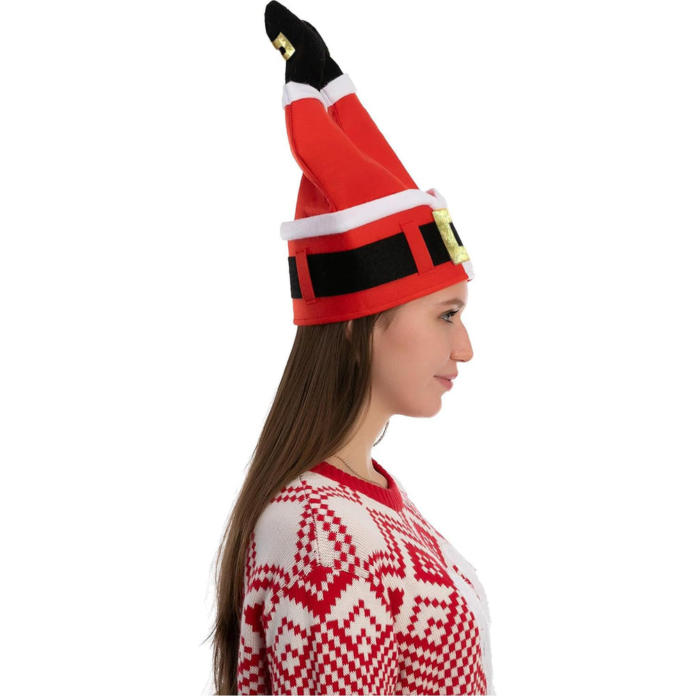 JOYIN Santa Hats fit adults with one-size comfort for holiday events