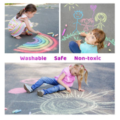 JOYIN school and camp chalk set supports group art.