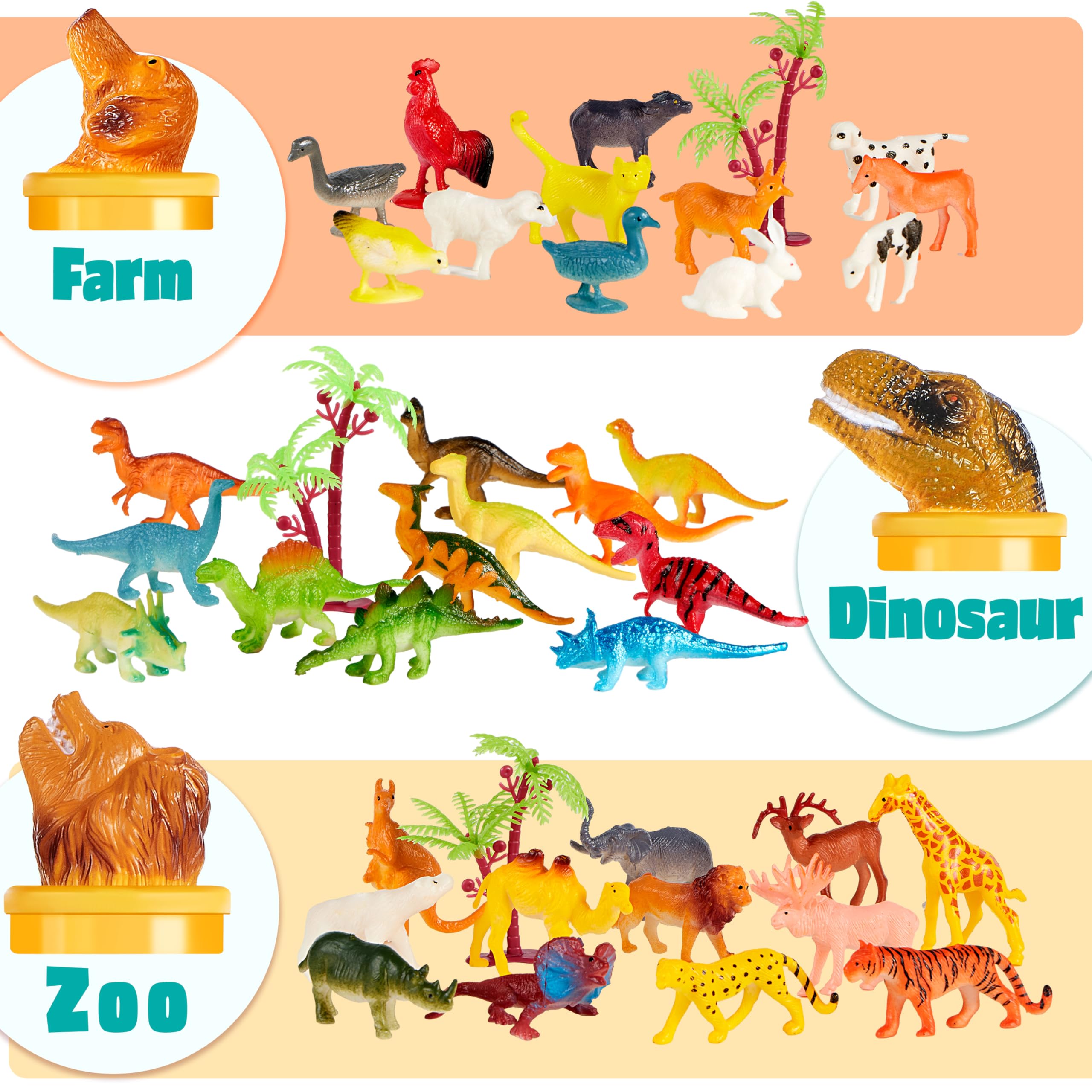 JOYIN sea animal figures for ocean-themed pretend play and fine motor skills.