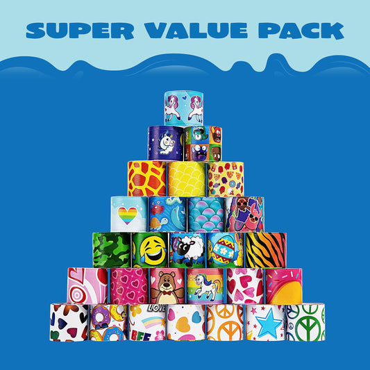 JOYIN slap bracelet heart design adds colorful flair and easy classroom prizes.