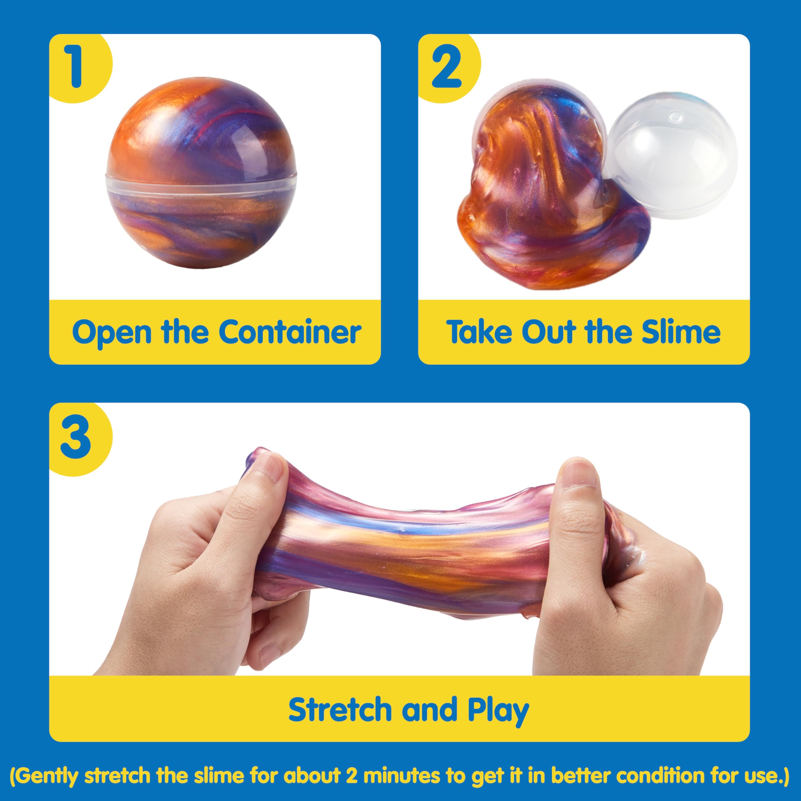 JOYIN slime ball in hand, portable calming sensory play for kids and guests