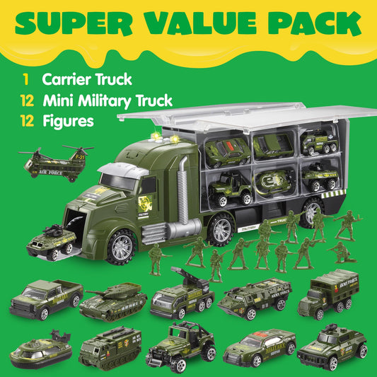 JOYIN soldier figures included for interactive pretend battles and role-play storytelling.